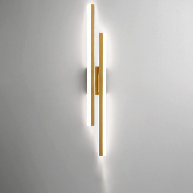 Sleek Black Iron Acrylic LED Wall Sconce Lamp for Contemporary Spaces