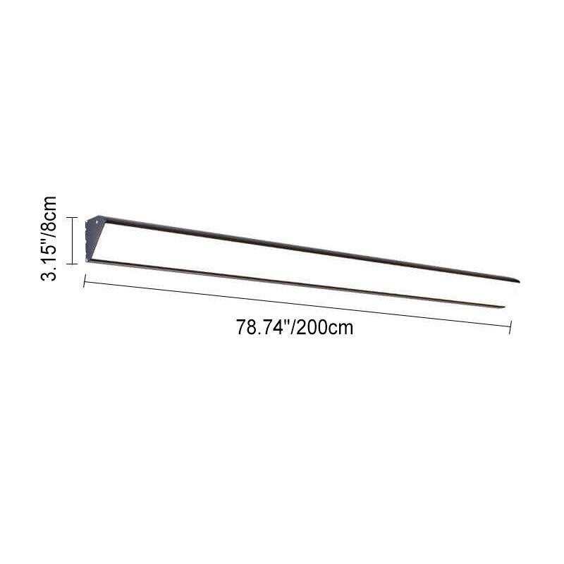 Stylish Black Aluminum LED Wall Sconce Lamp for Outdoor Spaces