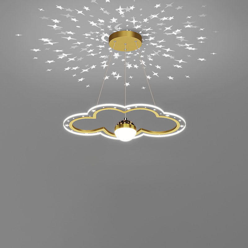 Modern Acrylic Starry Clouds LED Chandelier for Living Room Ceiling