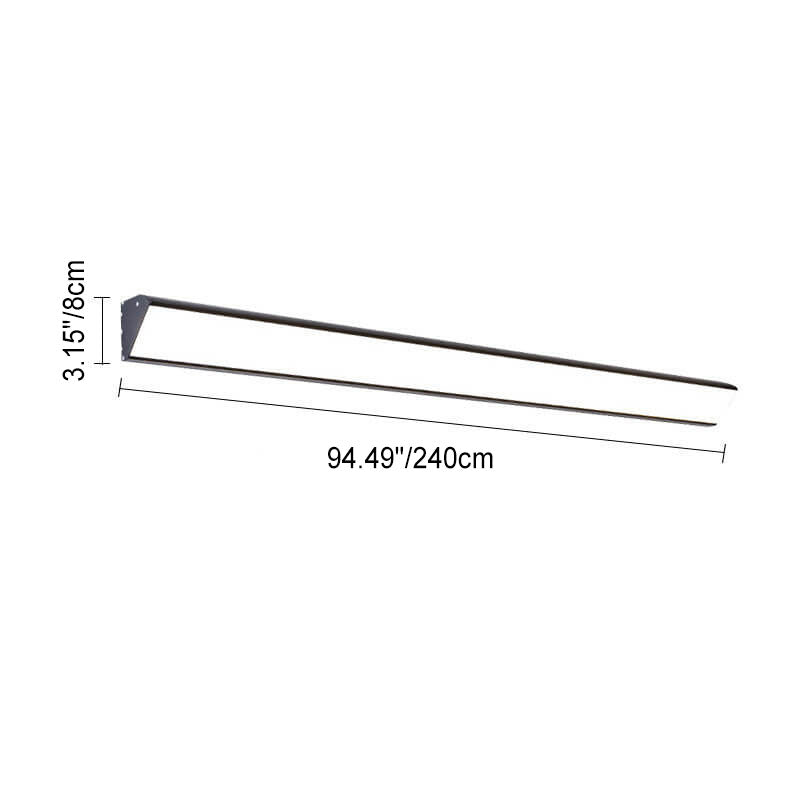 Stylish Black Aluminum LED Wall Sconce Lamp for Outdoor Spaces