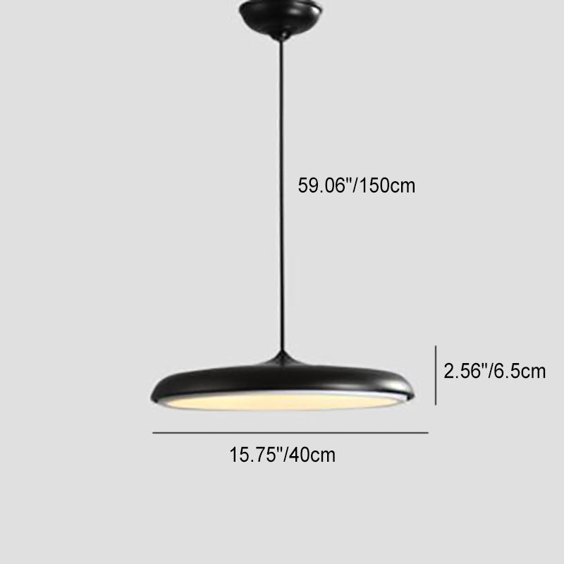 Nordic Style Metal LED Pendant Light in Colorful Macaron Design for Modern Spaces