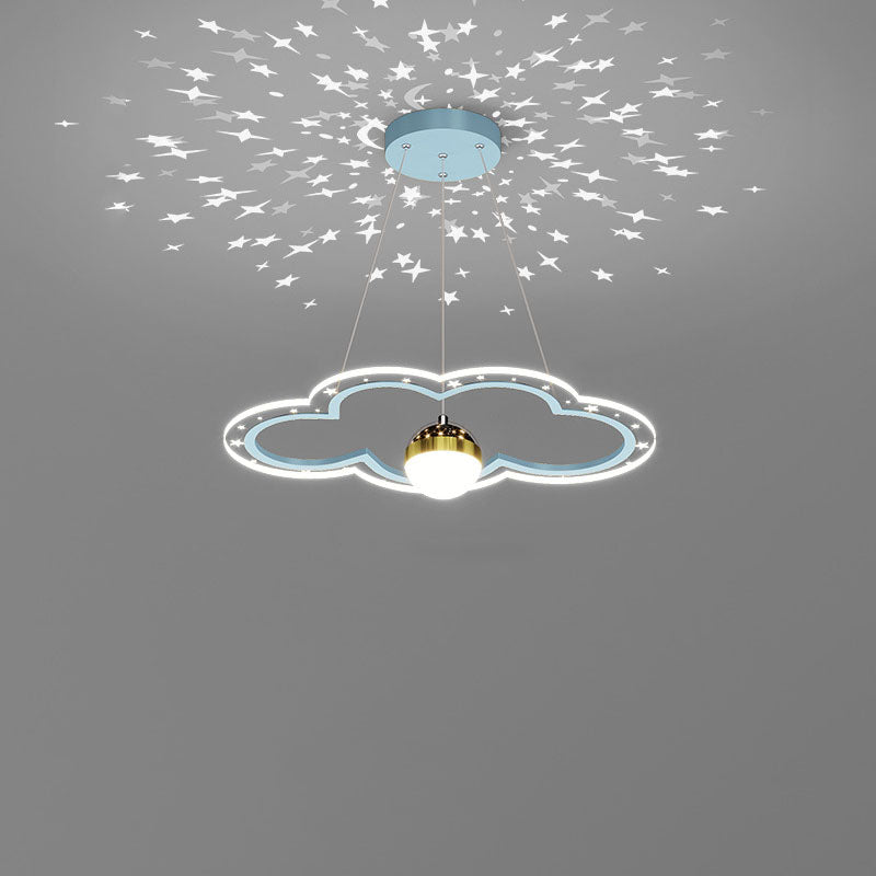 Modern Acrylic Starry Clouds LED Chandelier for Living Room Ceiling