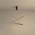 Nordic Style Geometric Iron & Aluminum LED Chandelier for Modern Decor