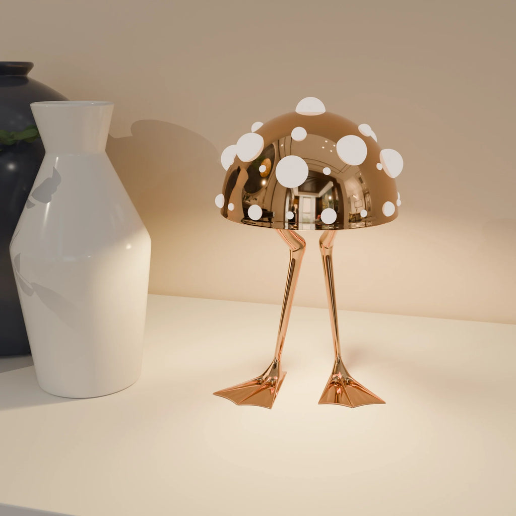 Chic White Ceramic Waddle Table Lamp for Stylish Living Room Decor