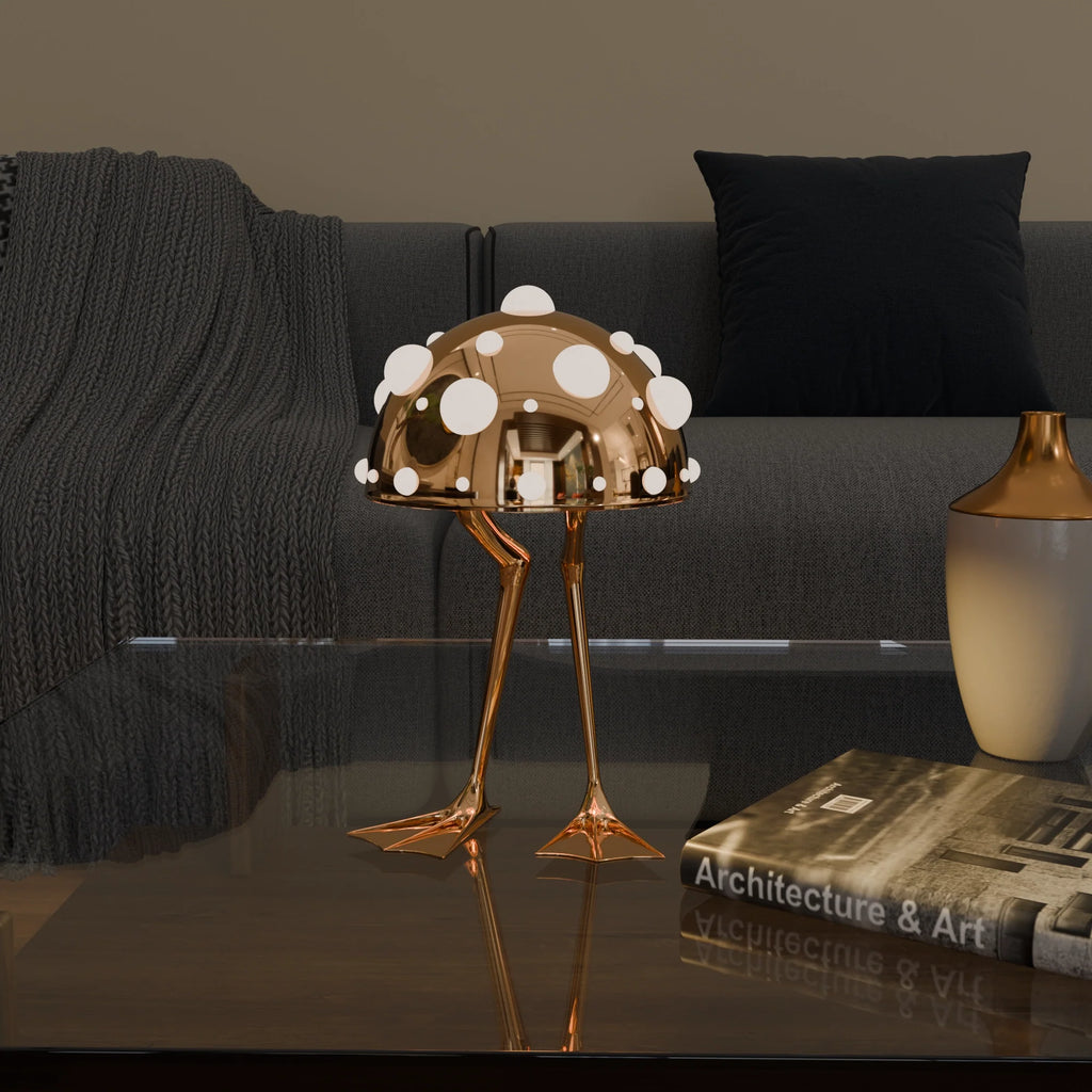 Chic White Ceramic Waddle Table Lamp for Stylish Living Room Decor