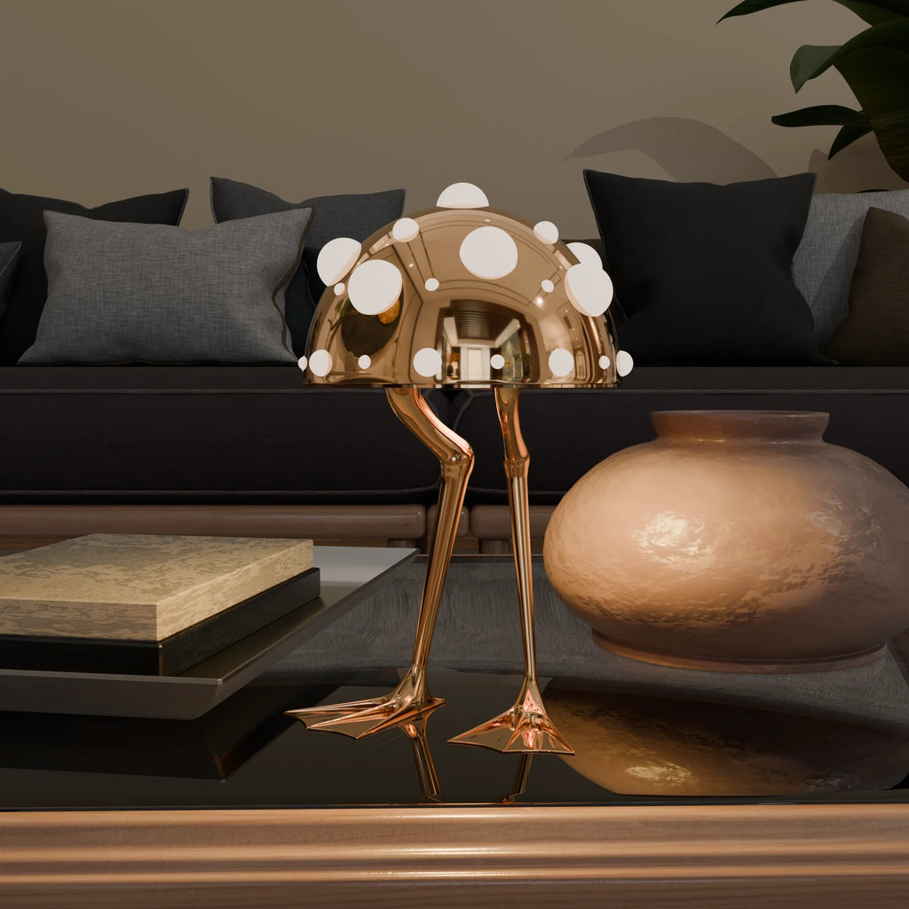 Chic White Ceramic Waddle Table Lamp for Stylish Living Room Decor