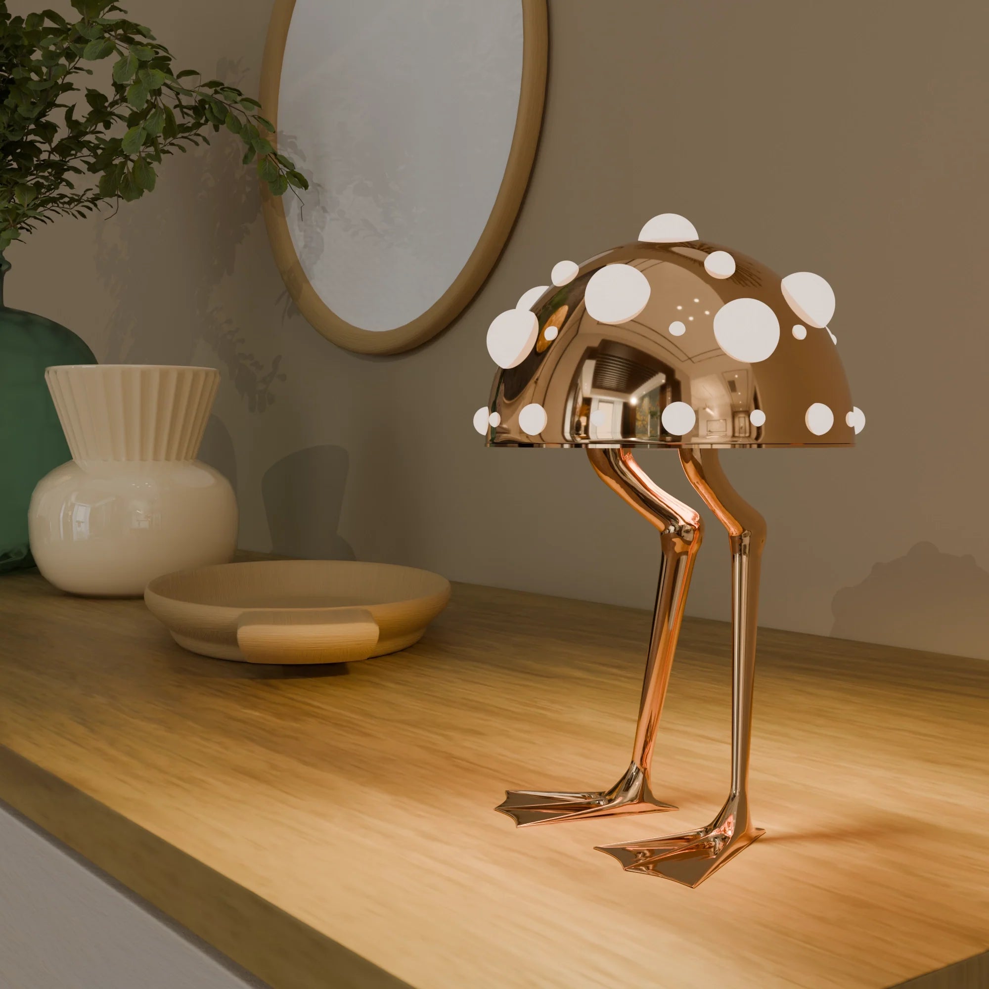 Chic White Ceramic Waddle Table Lamp for Stylish Living Room Decor