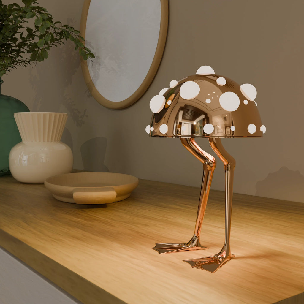 Chic White Ceramic Waddle Table Lamp for Living Room & Bedroom Decor