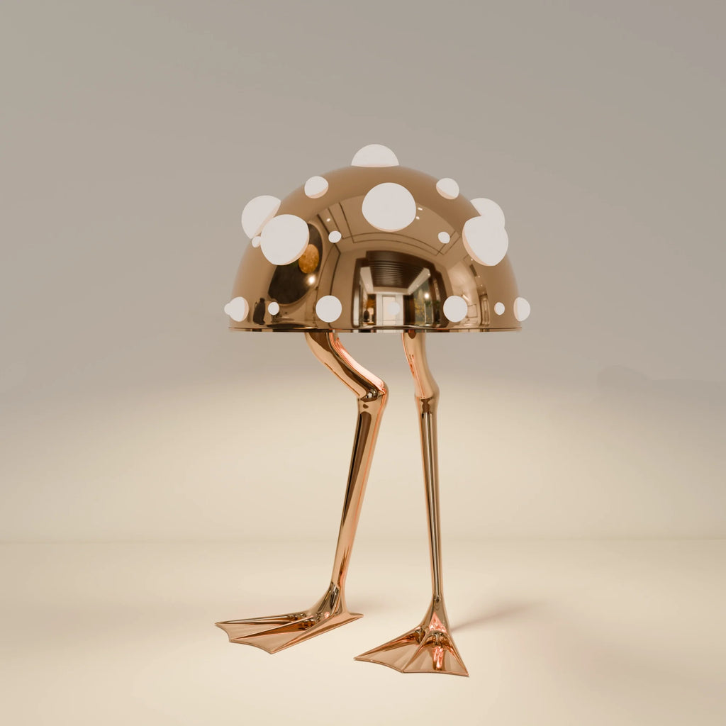 Chic White Ceramic Waddle Table Lamp for Living Room & Bedroom Decor