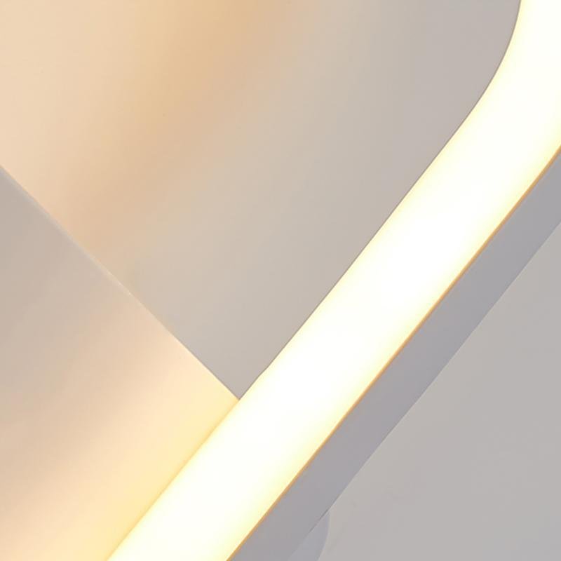 Modern Nordic LED Wall Sconce in Soft Warm Square Design for Living Room