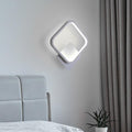 Modern Nordic LED Wall Sconce in Soft Warm Square Design for Living Room