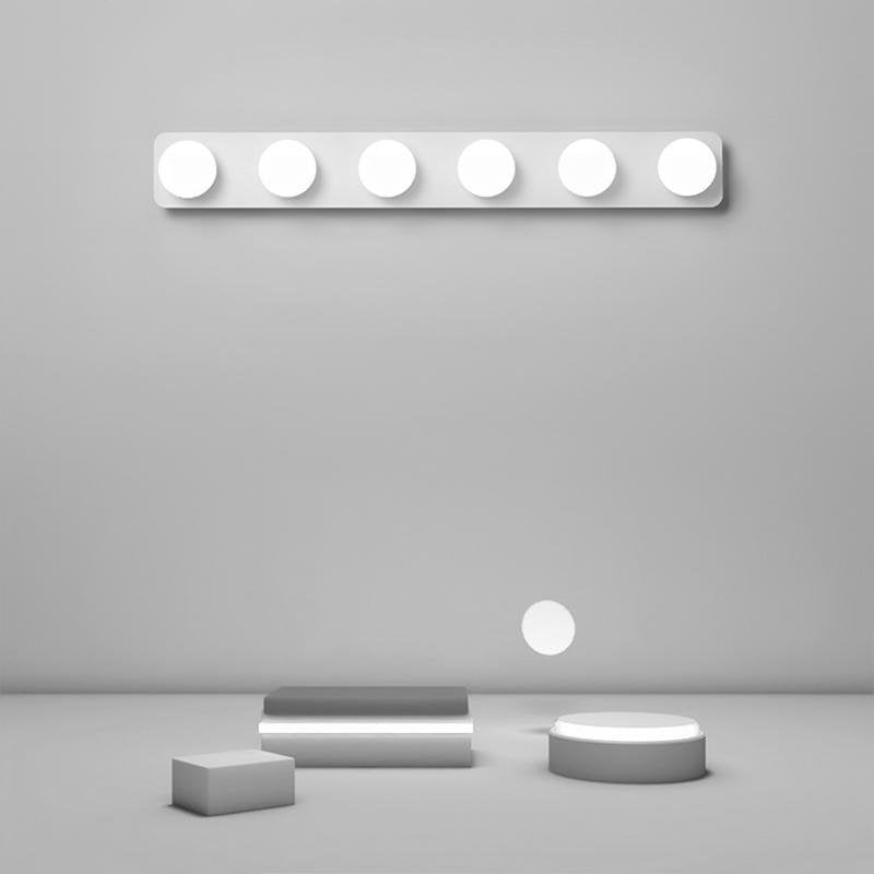 Modern Soft Warm White LED Wall Sconces with Spherical Bulbs for Any Room