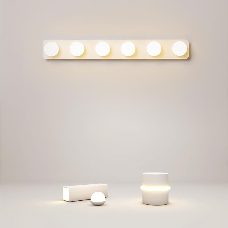 Modern Soft Warm White LED Wall Sconces with Spherical Bulbs for Any Room