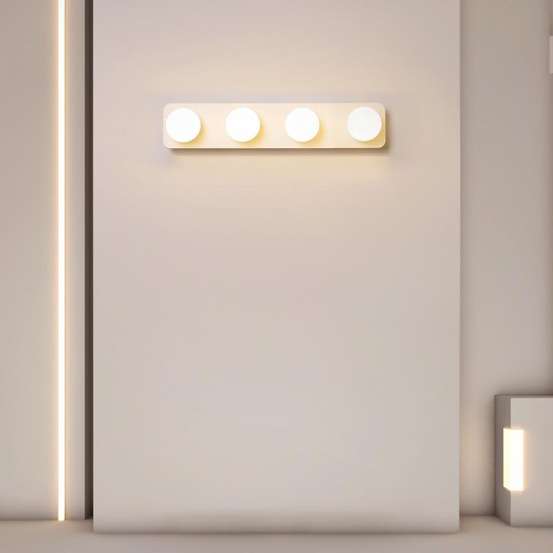 Modern Soft Warm White LED Wall Sconces with Spherical Bulbs for Any Room