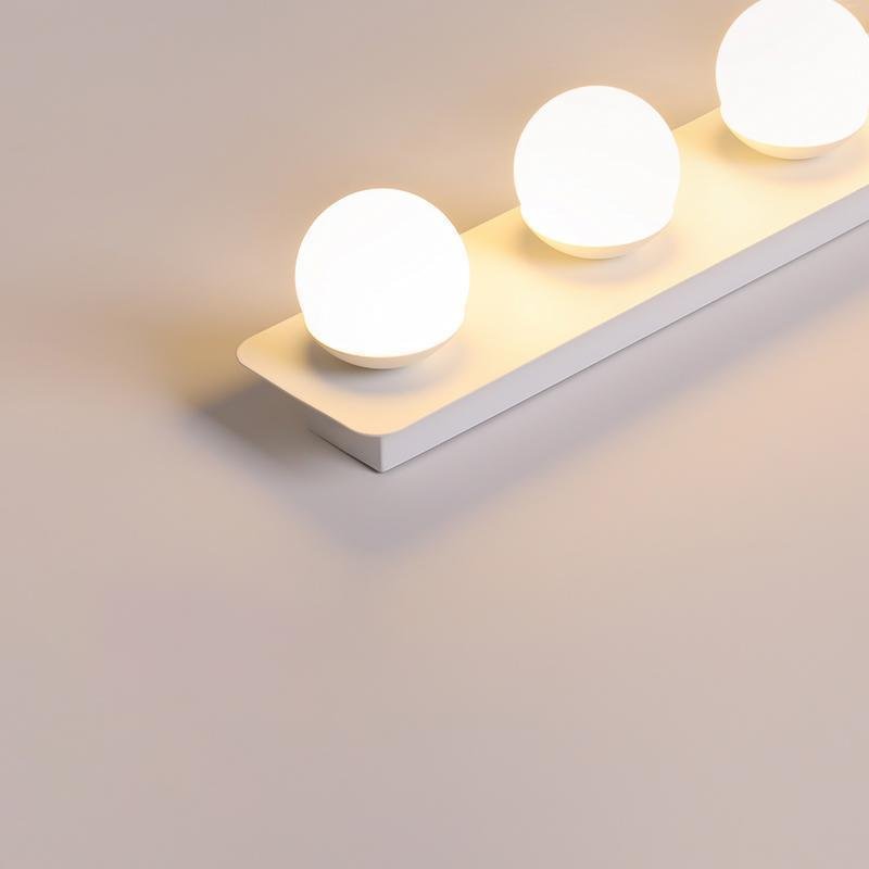 Modern Soft Warm White LED Wall Sconces with Spherical Bulbs for Any Room
