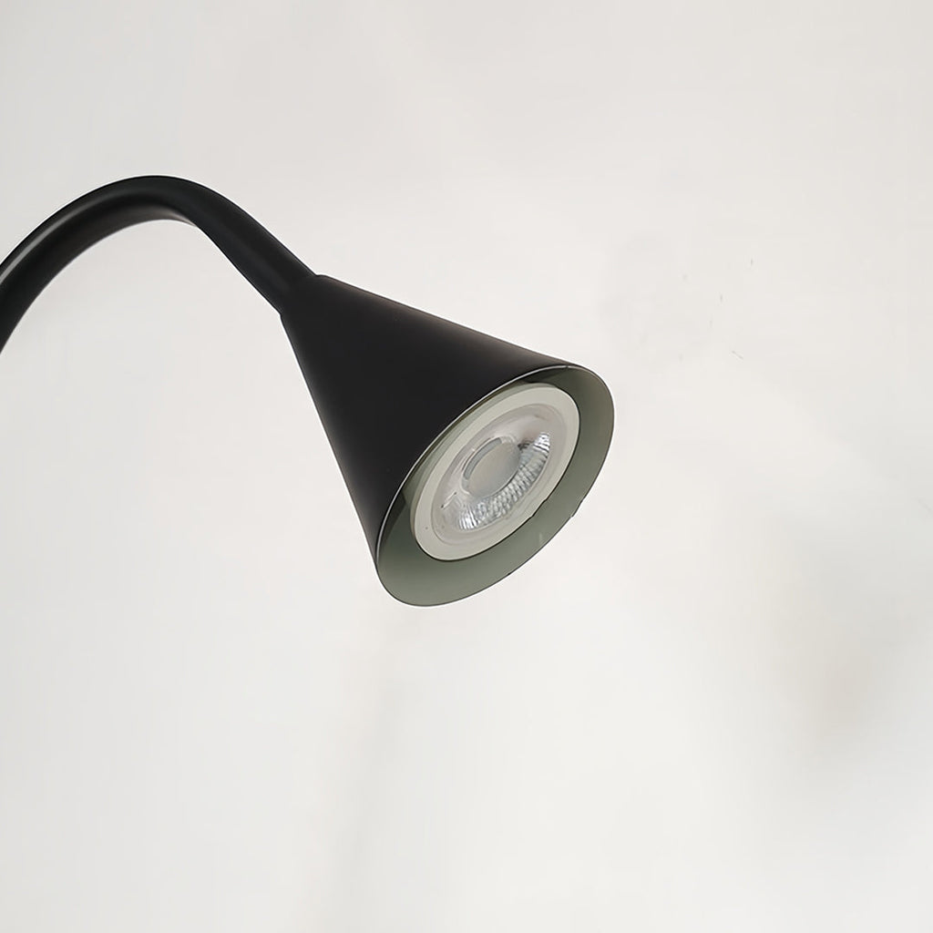 Elegant Black and Gold LED Floor Lamps for Modern Reading Spaces