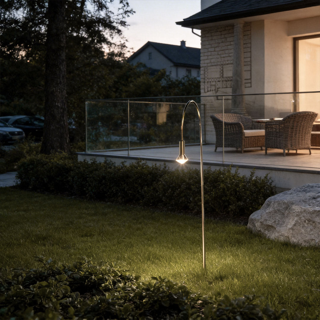 Modern Waterproof LED Garden Path Lights - Stainless Steel Landscape Lighting