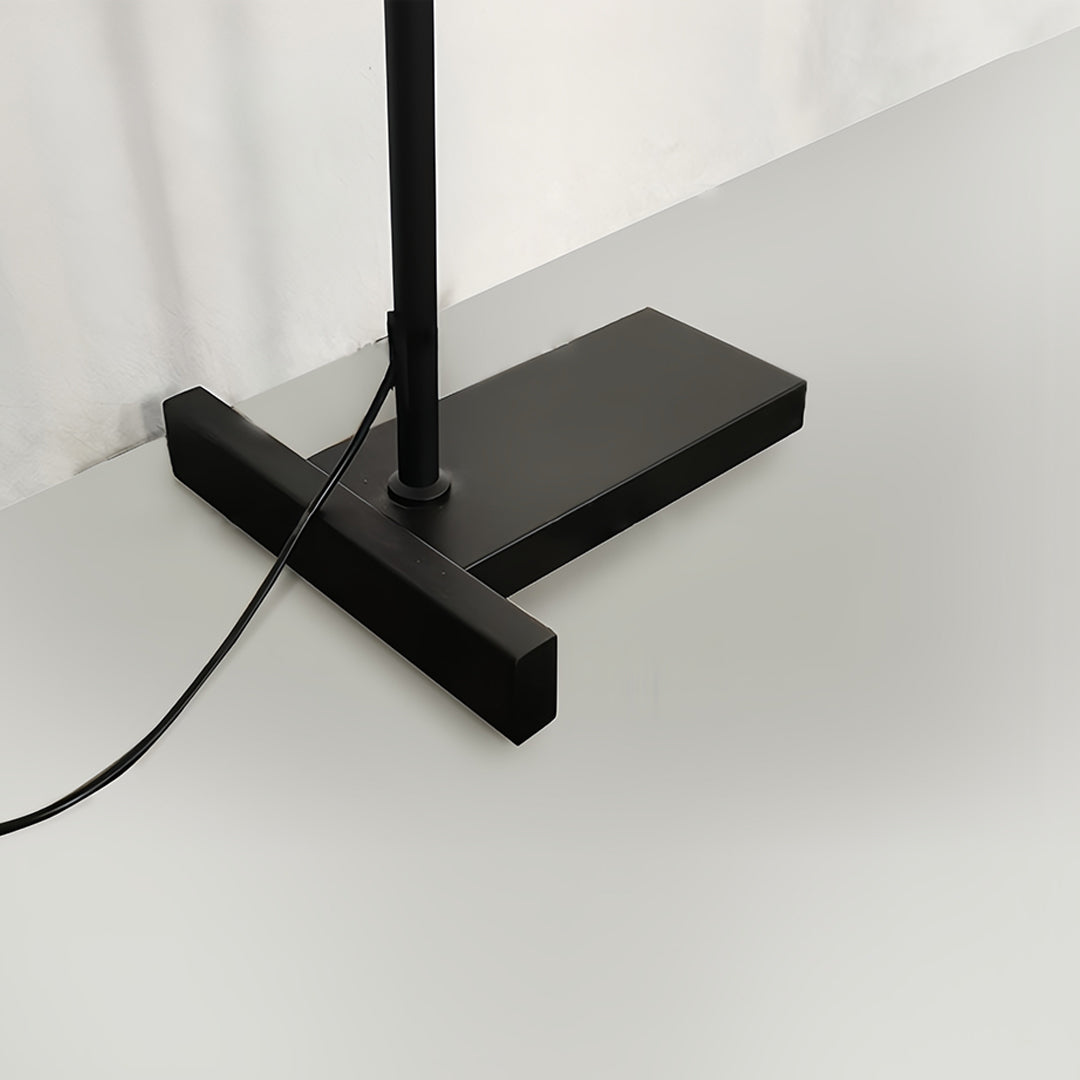 Elegant Black and Gold LED Floor Lamps for Modern Reading Spaces