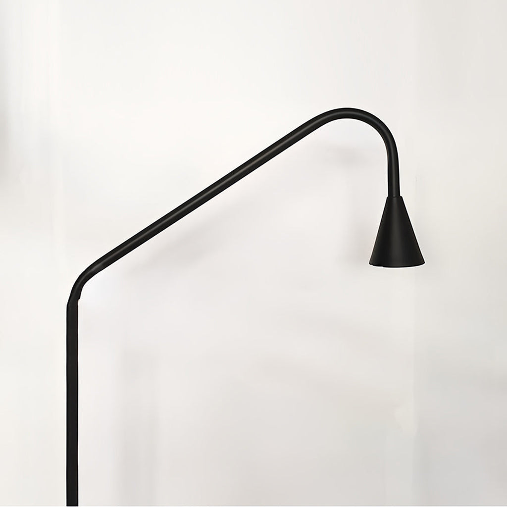 Elegant Black and Gold LED Floor Lamps for Modern Reading Spaces