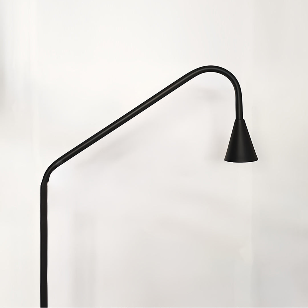 Elegant Black and Gold LED Floor Lamps for Modern Reading Spaces