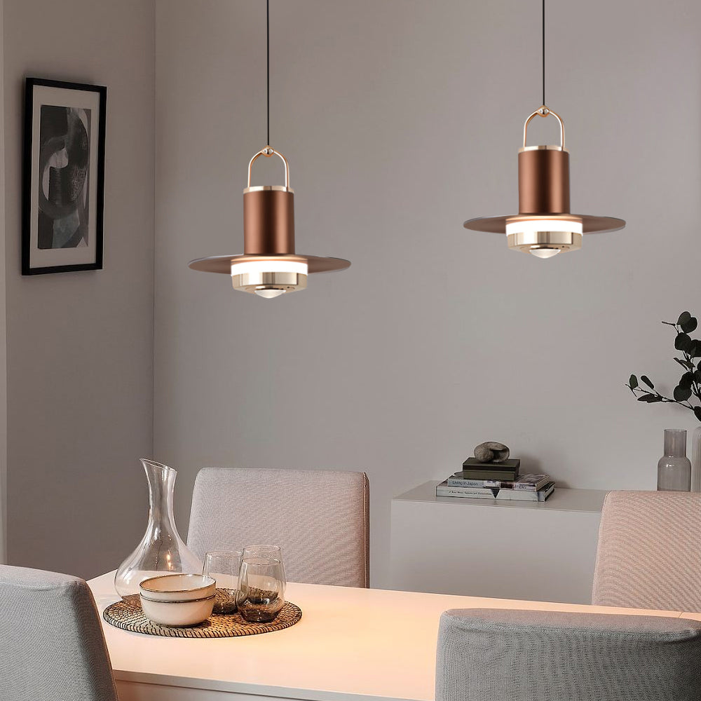Nordic Style Minimalist Metal and Glass Pendant Light for Home Decor