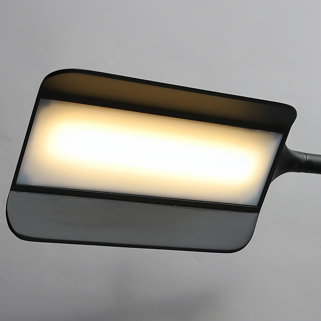 Modern Dimmable LED Floor Lamp in Elegant White for Living Room Decor