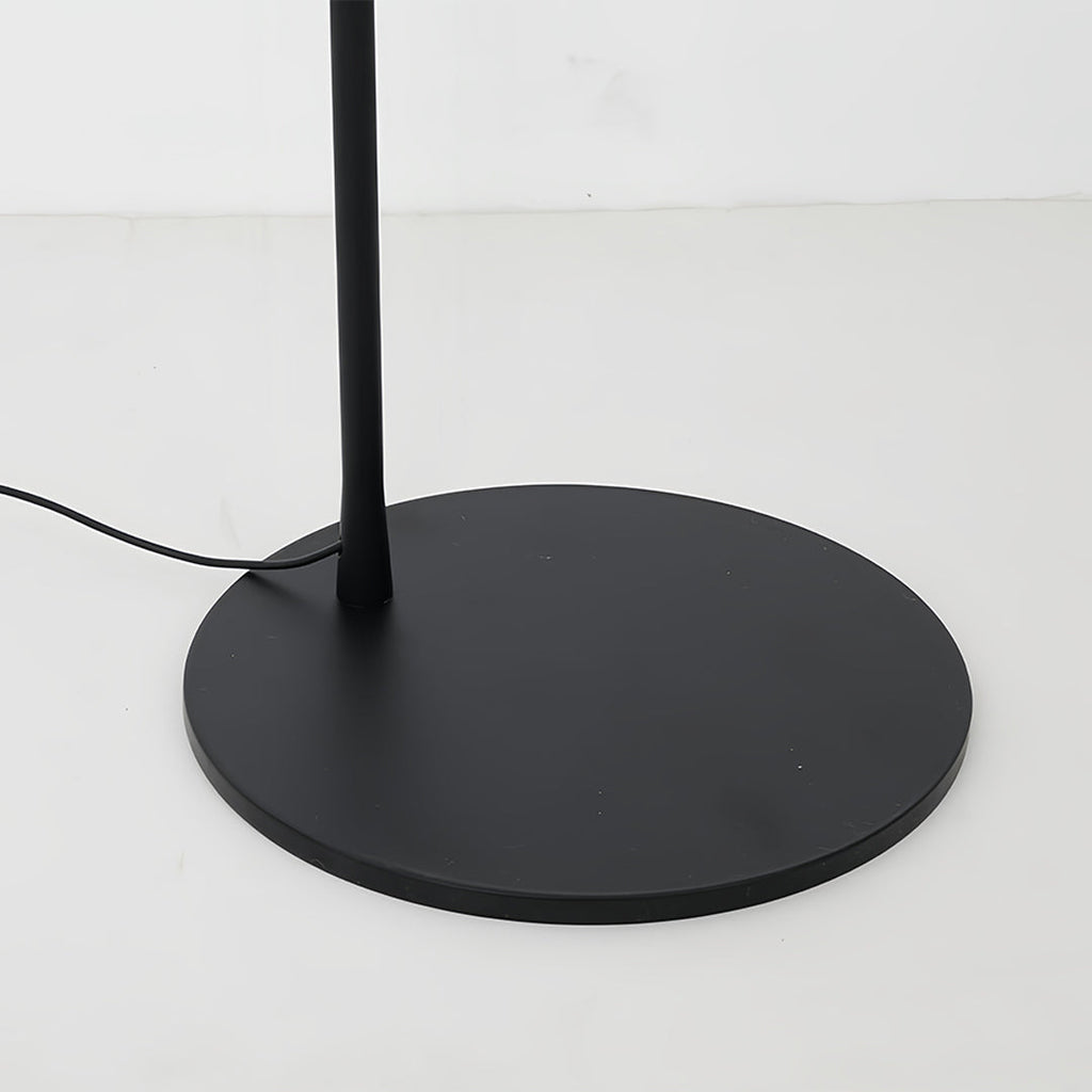 Modern Dimmable LED Floor Lamp in Elegant White for Living Room Decor