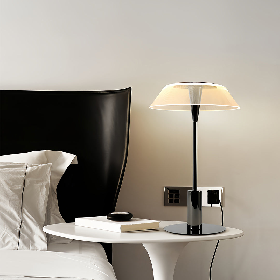 Minimalist Slimline Black Metal Floor Lamp for Modern Living Room Decor