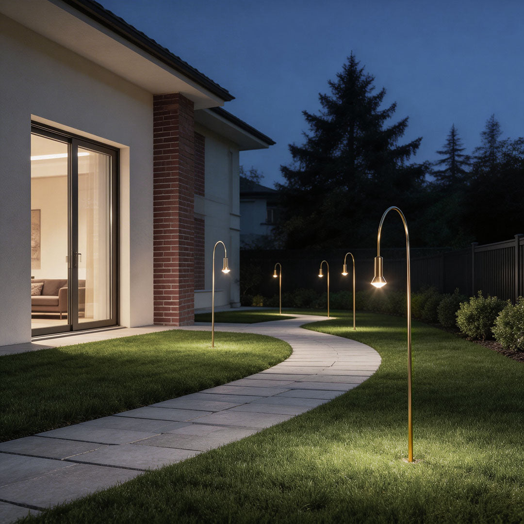Modern Waterproof LED Garden Path Lights - Stainless Steel Landscape Lighting