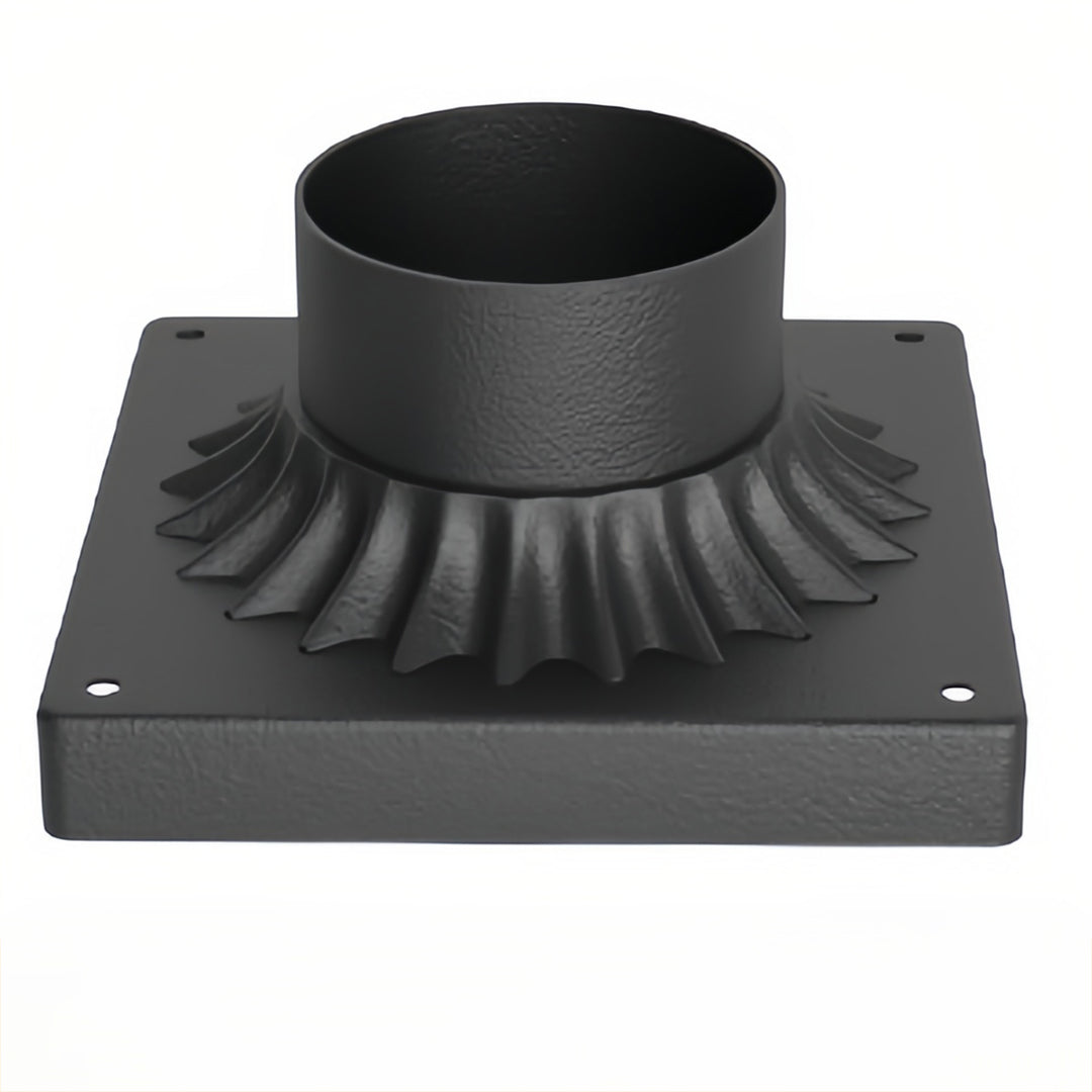 Black Retro Aluminum Frosted Glass Path Lights for Outdoor Lighting