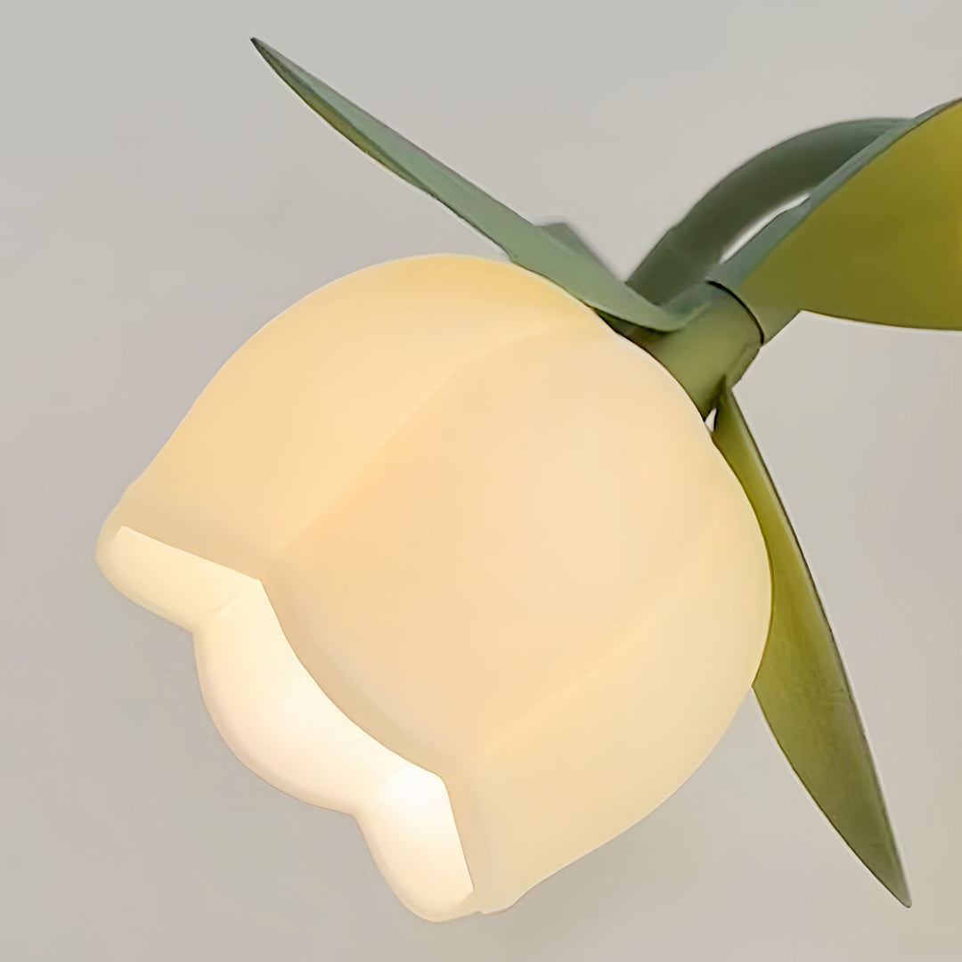 Vintage Green Artistic Table Lamps with Flexible Stems for Desk & Living Room
