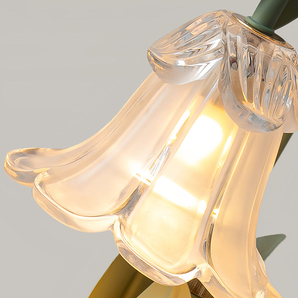 Elegant Fireless Melt Table Lamp with Scented Flower Design for Bedroom