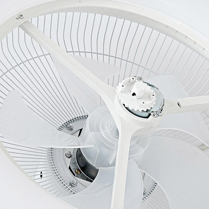 Gold Modern Bladeless Ceiling Fan with Light and Remote for Living Room