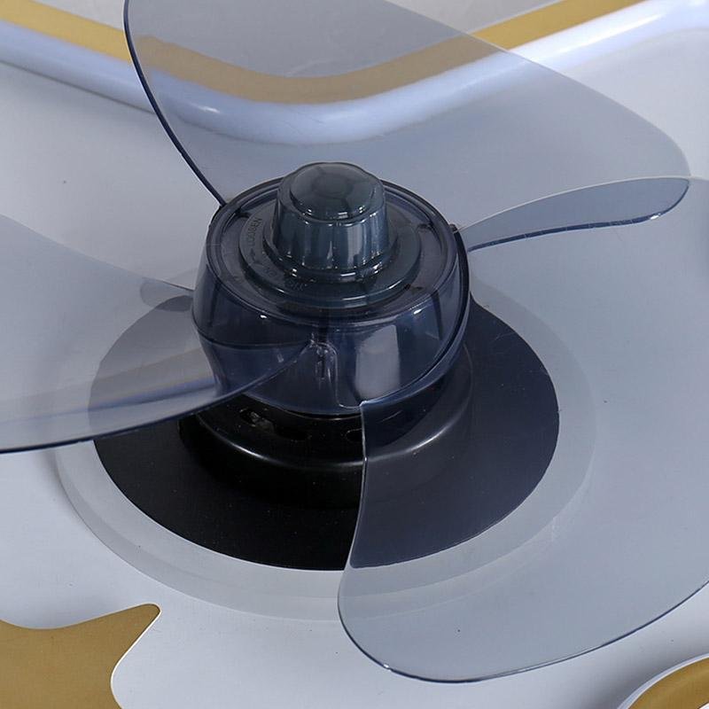 Colorful LED Star-Shaped Kids Ceiling Fan with Remote for Playroom