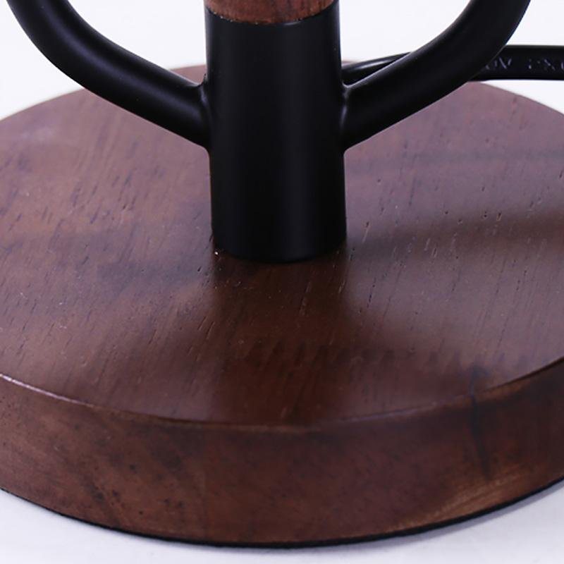 16" Rustic Tree Branch Table Lamp with Fabric Shade for Cozy Decor