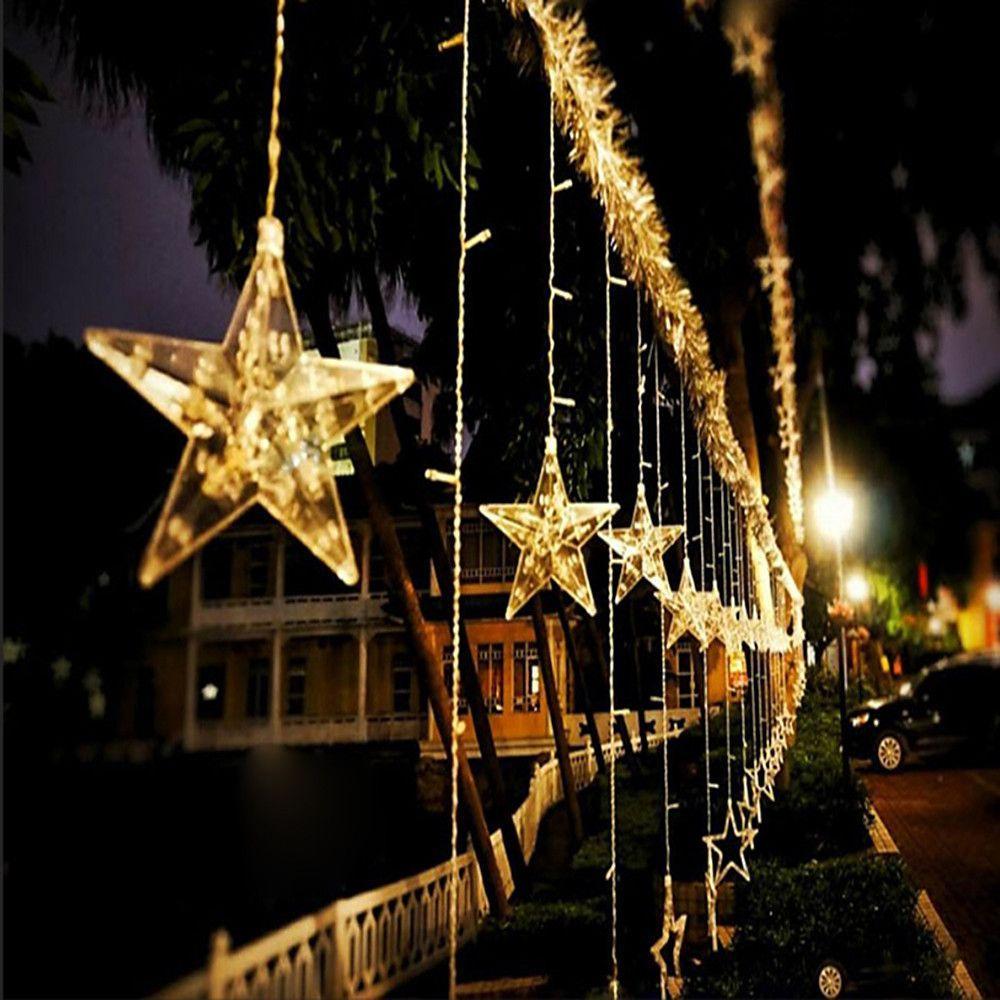 8.2 ft Acrylic Star LED Fairy String Lights for Christmas Wedding Decor