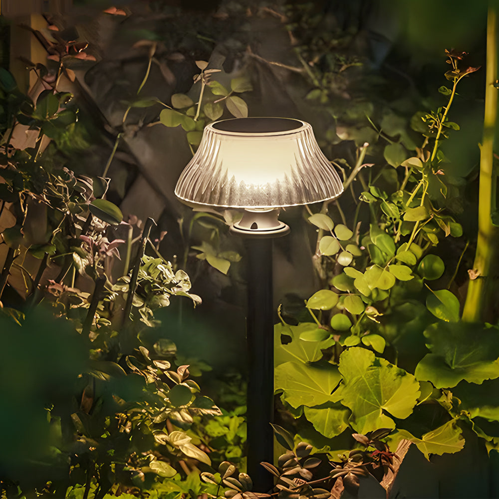 Vintage-Style Solar-Powered Waterproof Lawn Stake Light for Outdoor Use