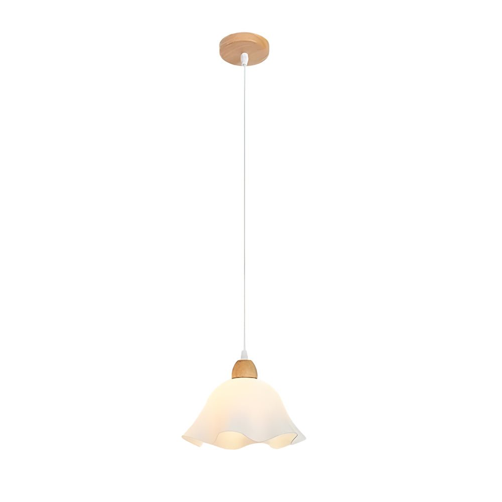 Elegant White Acrylic Floral Chandelier Pendant Light for Nordic Decor