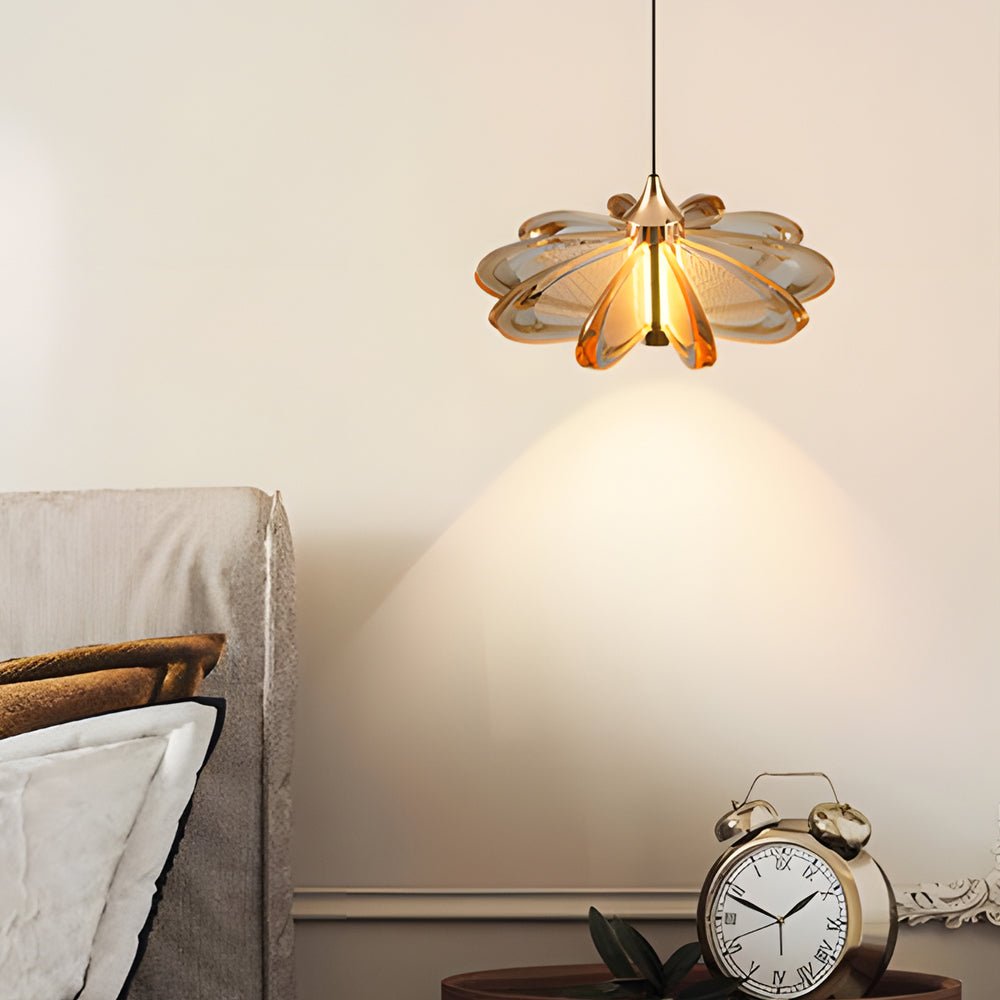 Elegant Acrylic Flower Pendant Light for Modern Living Room Decor