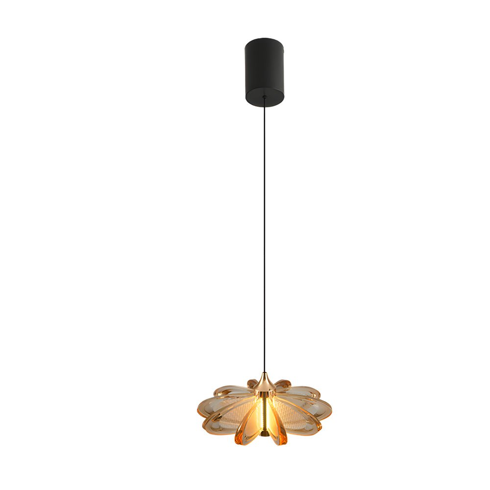 Elegant Acrylic Flower Pendant Light - Modern Luxury for Living Room