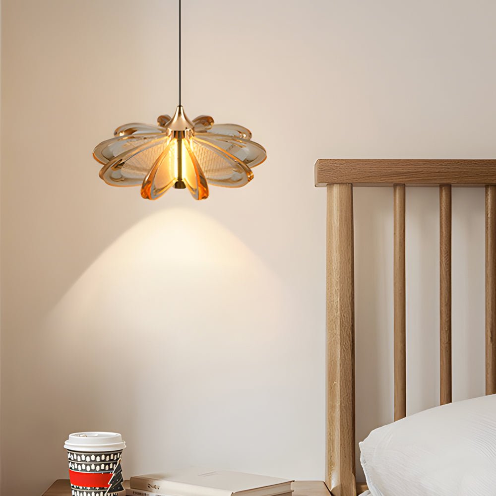 Elegant Acrylic Flower Pendant Light for Modern Living Room Decor