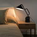 Industrial Black Metal LED Desk Lamp for Home Office and Study Room