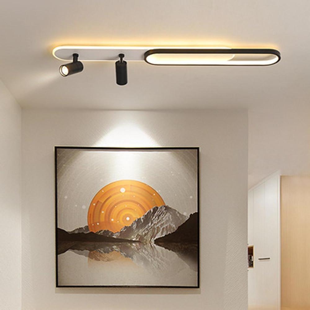 Modern Adjustable Metal LED Ceiling Spotlight for Living Room Decor