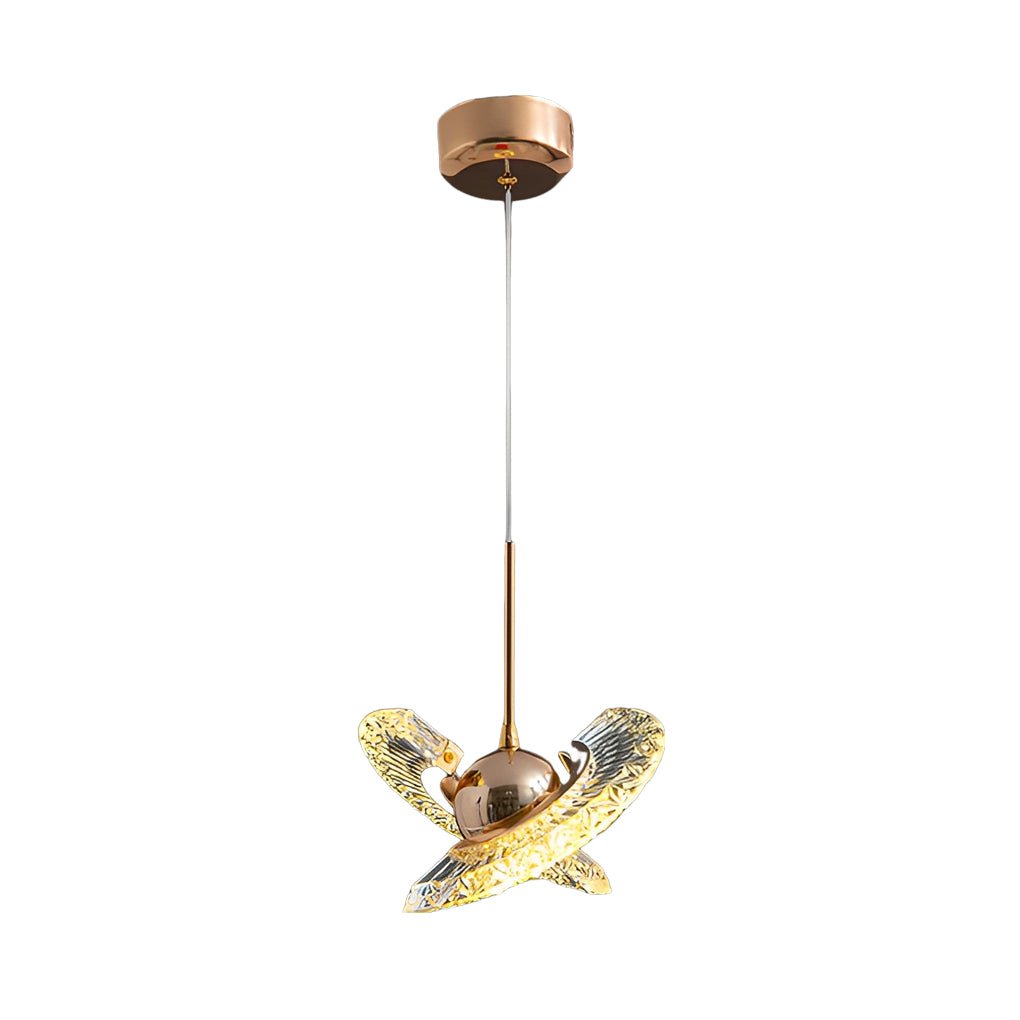 Modern Adjustable Gold Metal Ball LED Pendant Light for Nordic Decor