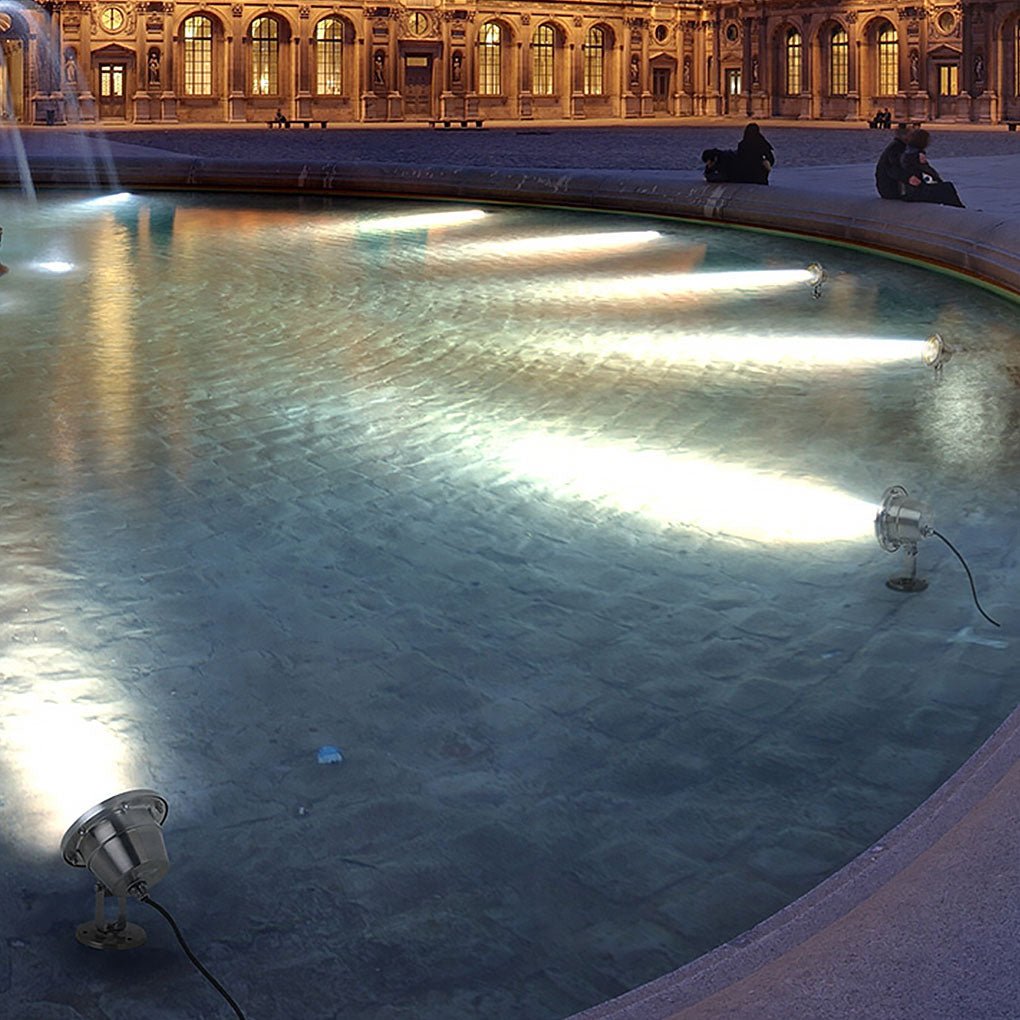 Adjustable RGB LED Underwater Spot Lights for Pool & Landscape Lighting