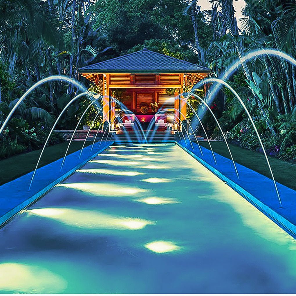 Adjustable RGB LED Underwater Spot Lights for Pool & Landscape Lighting