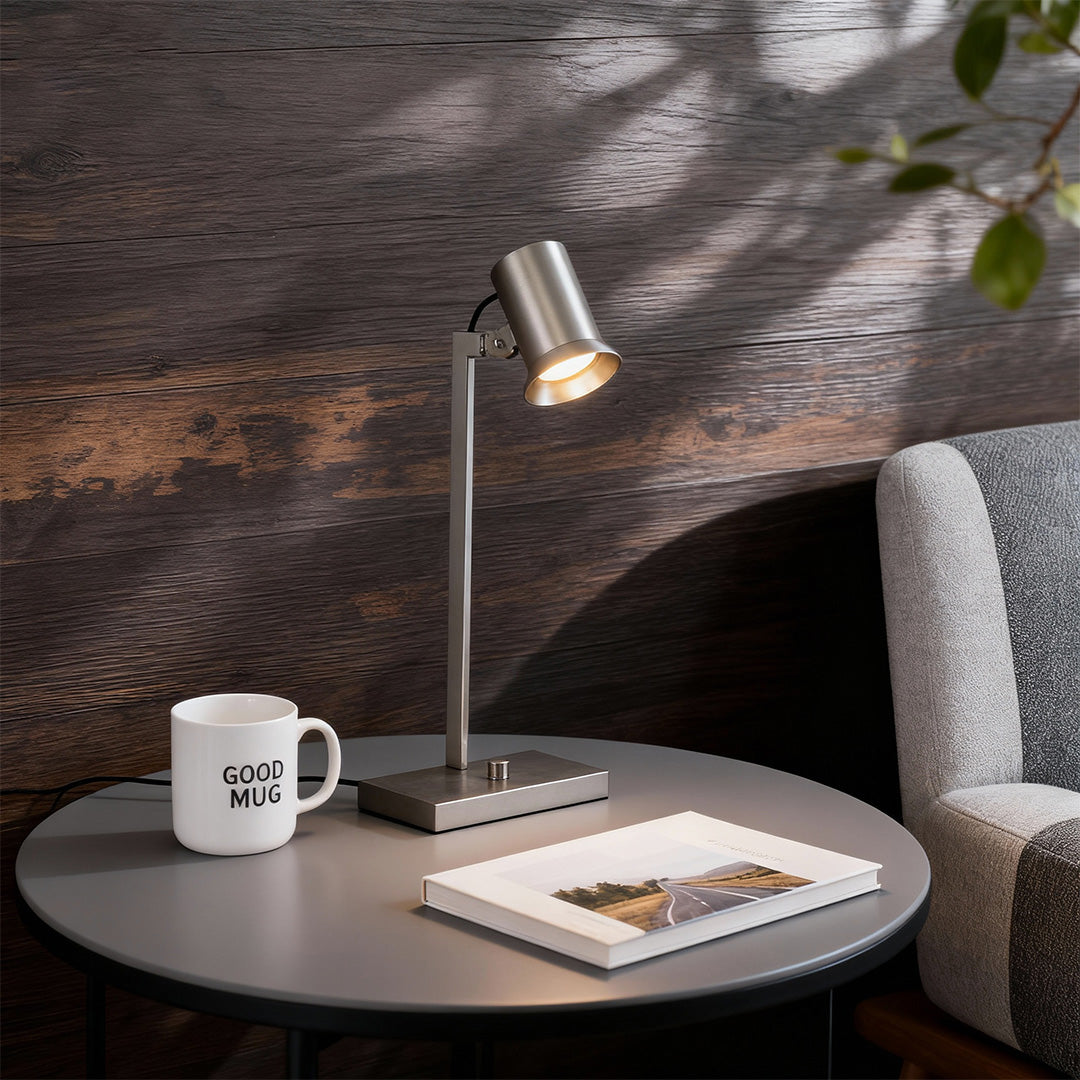 Elegant Italian-Style Metal Swing Arm Desk Lamp for Home Office Decor