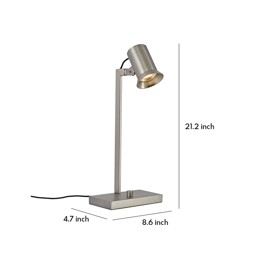 Elegant Italian-Style Metal Swing Arm Desk Lamp for Home Office Decor