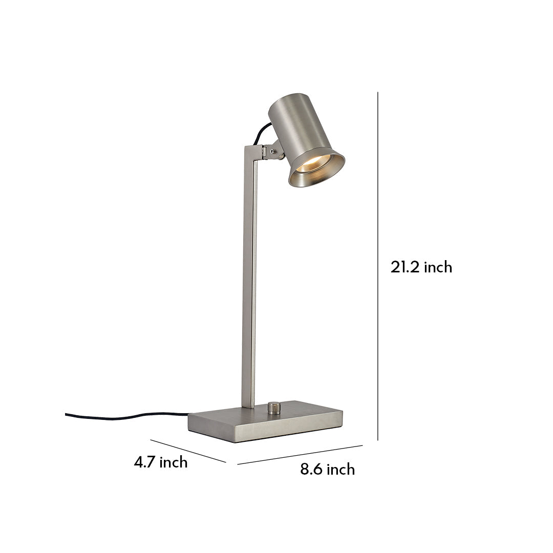 Elegant Italian-Style Metal Swing Arm Desk Lamp for Home Office Decor