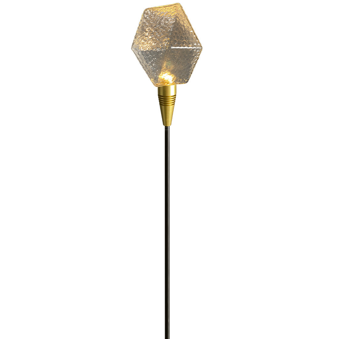 Elegant White LED Diamond Pathway Light for Outdoor Garden Walkway
